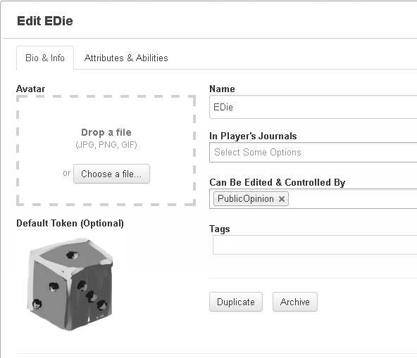 Roll20 13A how to 2